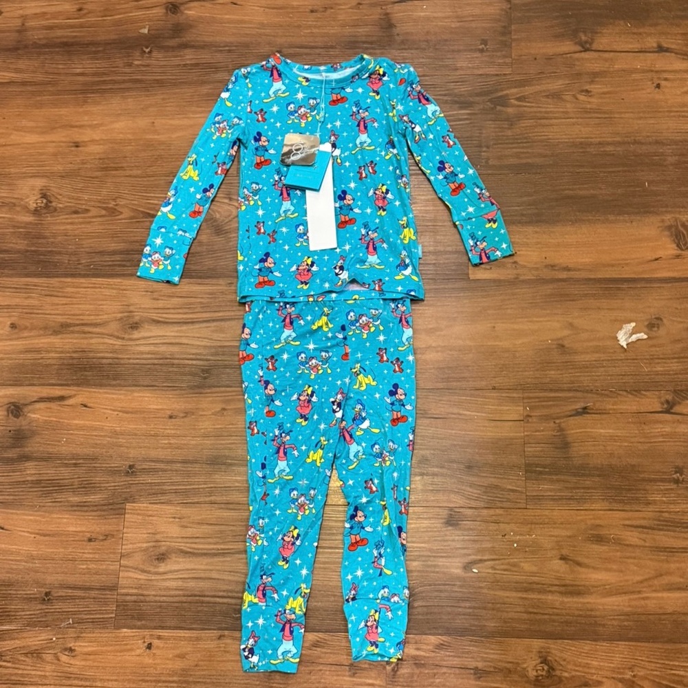 Posh Peanut Disney 100 Long Sleeve Pajamas With Pants